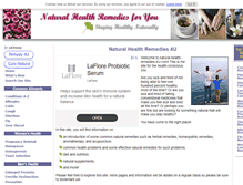 Tablet Screenshot of natural-health-remedies-4u.com